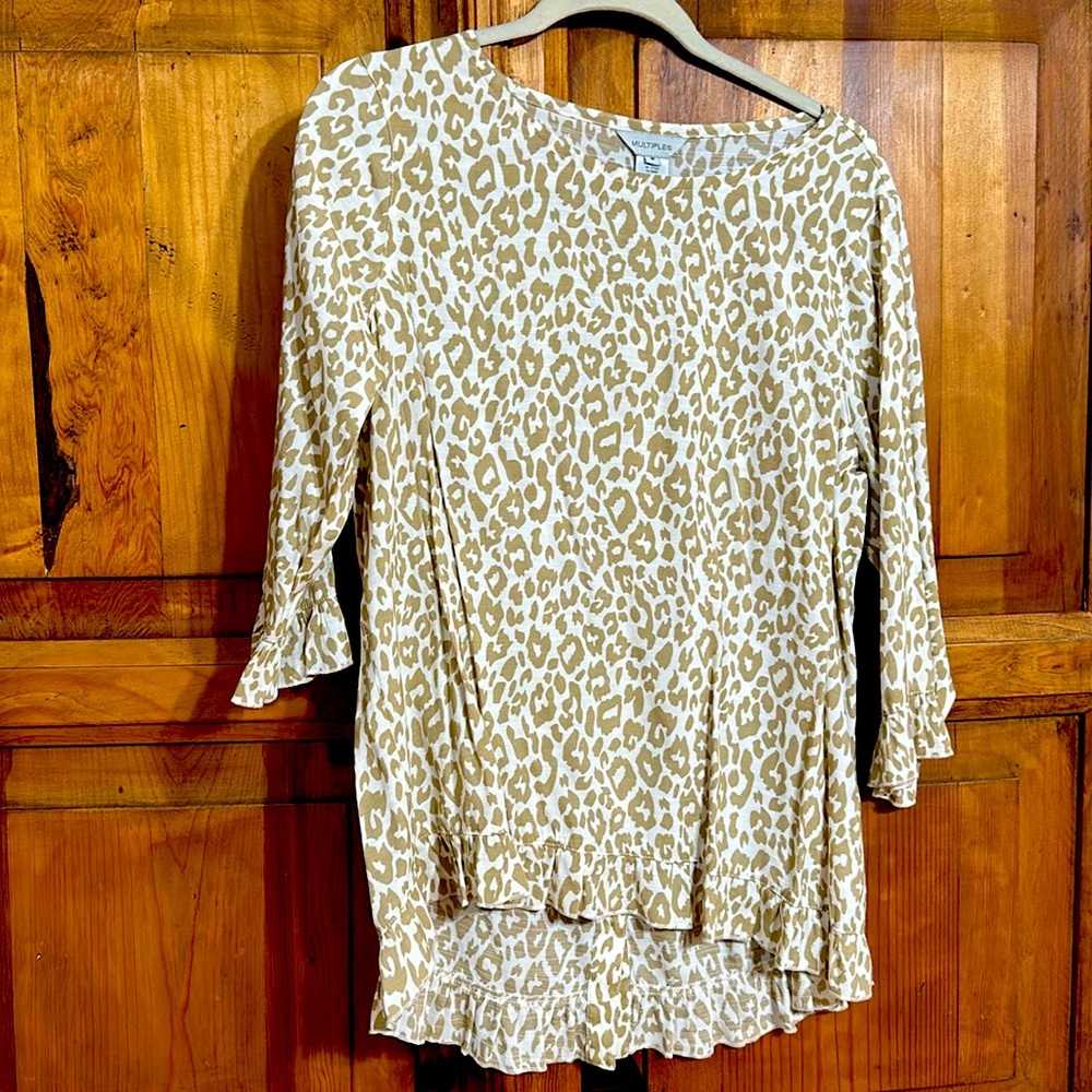 LADIES SIZE M MULTIPLES BLOUSE